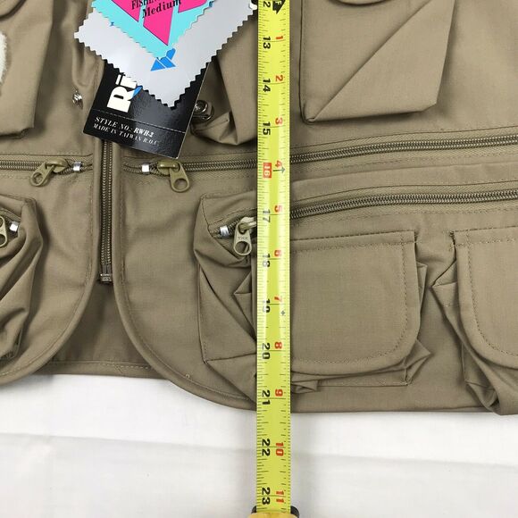 Vintage 90’s River Run Yellowstone Hunting Fishing Field Vest Size M Water Proof - Picture 8 of 12